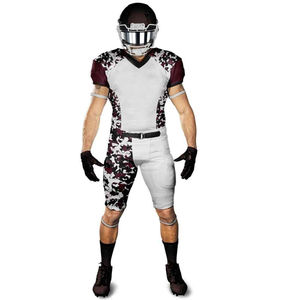 Uniforme de Fútbol Americano Personalizado de Grado Profesional, Unisex, Talla Grande, Manga Corta, Transpirable, para el Día del Partido - Product Image 4