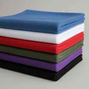 Couverture polaire légère en polyester, couleur unie, anti-boulochage, portable, avec logo OEM personnalisé pour l'extérieur – Vente en gros usine - Product Image 1