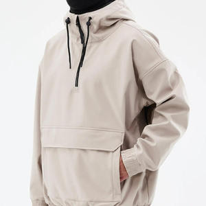 Sweat à capuche imperméable et coupe-vent pour homme, veste de snowboard, pull-over, sweat à capuche softshell surdimensionné pour sports d'hiver en plein air - Product Image 1
