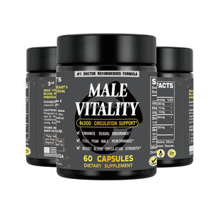 Supplément de vitalité pour homme adulte, amélioration de la circulation sanguine, <span class=keywords><strong>endurance</strong></span> maximale, extension de la capsule de composé de niacine et de vitamine C - Product Image 3