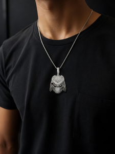 Colgante Personalizado de Hip Hop con Personaje de Ciencia Ficción, Totalmente Cubierto de Diamantes, Plata de Ley 925, Micro Pavé de Moissanita, Collar de Lujo para Hombre - Product Image 6