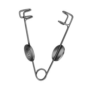 เครื่องมือผ่าตัดแบบใช้ซ้ำได้  ที่ถ่างตาทำจากเหล็กกล้าไร้สนิม ได้รับการรับรองมาตรฐาน CE ISO  ที่ถ่างตาสำหรับจักษุแพทย์ ทำจากเหล็กกล้าไร้สนิม - Product Image 4