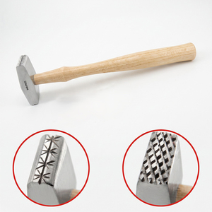 Marteau de texturage double face à 4 pointes en étoile et croix, outil DIY pour créer diverses textures de surface métallique, vente chaude - Product Image 1