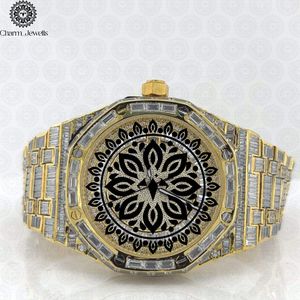 Montre de luxe Charm Jewells en acier inoxydable, boîtier de 40 mm, analogique, mécanique, design tendance pour homme, cadran en cristal saphir, date automatique 10 - Product Image 1