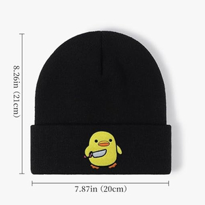 Gorros de Invierno al por Mayor, Gorro de Punto con Logotipo Bordado Personalizado, Gorros de Acrílico Cálidos Unisex, Proveedor al por Mayor - Product Image 6