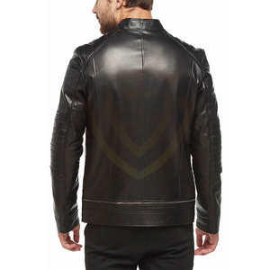 Chaqueta de Invierno de Moda para Hombre, de Alta Calidad, con el Mejor Diseño, Chaqueta de Cuero Personalizada para Hombre - Product Image 4