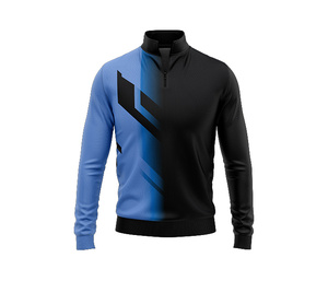 High Performance Sublimation Quarter Zip <b>Jacket</b> Men Women Youth Sportswear Quick Dry Team Pullover - Product Image 5