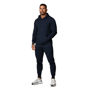 Men's Slim Fit Winter Hooded Tracksuit with Custom Design Trending <b>Jacket</b> Trousers Nylon OEM Service Good Price Anti-Bacterial - Product Image 1