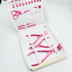 Kit de Herramientas Profesionales para Extensiones de Cabello y Micro Links, Color Sólido Único, Diseño Personalizado, Logotipo Personalizado, Duradero - Product Image 5