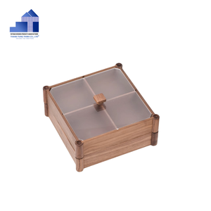 Boîte de rangement pour bonbons en bois durable et écologique de haute qualité, forme rectangulaire, bouton en laiton chauffable, logo personnalisé gravé au laser - Product Image 6
