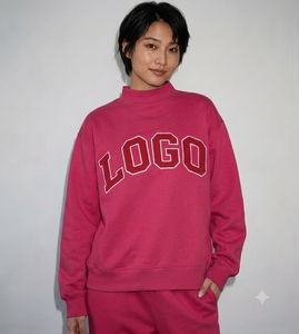Sudadera Oversize de Cuello Alto para Mujer, Éxito de Ventas de Temporada, Ropa de Estilo de Vida Contemporáneo, Proveedor Directo de Fábrica - Product Image 1