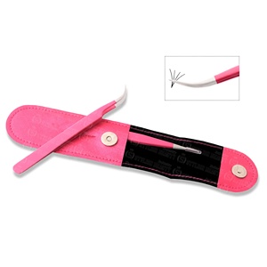 Juego de Pinzas para Pestañas con Logotipo Personalizado, Herramientas de Extensión de Pestañas de Acero Inoxidable, Estuche de Cuero Premium, Embalaje de Belleza OEM de Fábrica - Product Image 5