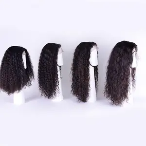 Human Hair HD Lace Front Wig Wholesale Cost 100% Natural Indian Temple Hair Wigs 13x6 13x4 Pre Plucked Raw Peruvian Hd Lace wig