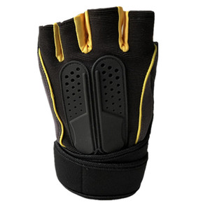 <b>Half</b> Finger Fitness Gloves Black Pink Neoprene Breathable Non <b>Slip</b> Adjustable Wrist Strap Gym Weight Lifting Unisex - Product Image 3