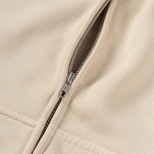 Sweat-shirt décontracté ample de style streetwear de haute qualité OEM personnalisé, vente en gros, sweat-shirt à fermeture éclair pour hommes - Product Image 6