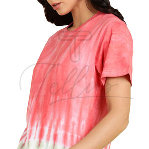 Nueva Camiseta de Manga Corta para Mujer, Informal, con Estampado de Logotipo Tie Dye, de Lona Tejida a Crochet, de Alta Calidad, Secado Rápido y Transpirable - Product Image 3