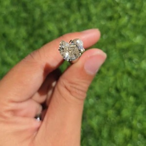 3 pièces de moissanite multicolores en forme de canard, taille fantaisie unique, pour la fabrication de bijoux faits à la main - Product Image 4