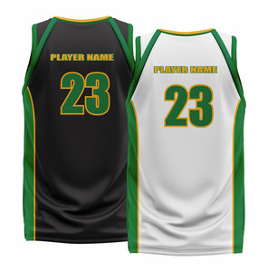 Ensemble d'uniformes de basket-ball d'équipe, maillot sans manches à col en V sublimé, short, séchage rapide, unisexe, adulte, 100% polyester - Product Image 5