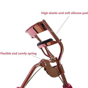 Rizador de Pestañas de Acero Inoxidable con Mango de Plástico - Portátil y Duradero para Pestañas Superiores e Inferiores - Product Image 6