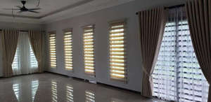 EX03 Motorized Zebra Exclusive Blind Electric Day Night Shade Soft <b>Light</b> Privacy <b>Covering</b> for Study Room Office Window - Product Image 4