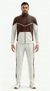 Ensemble de survêtement athlétique élégant pour hommes, vêtements de sport confortables à séchage rapide, tenue de jogging et d'entraînement pour la salle de sport - Product Image 4