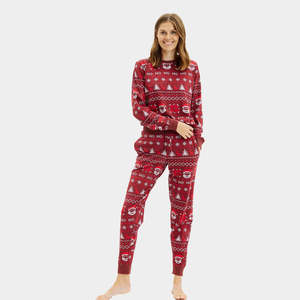 Conjunto de Sudadera y Pantalones a Juego con Diseño Gráfico Navideño para Eventos Festivos y Fotos Familiares - Product Image 3