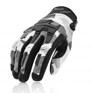 Gants de moto en cuir pour la course, nouveaux modèles 2026, protection complète des doigts, respirants - Product Image 1
