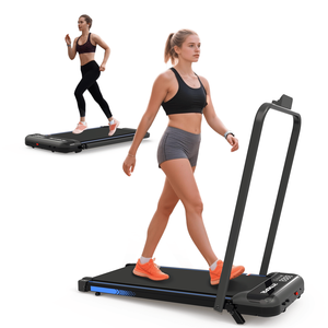 3 in 1 Under Desk Treadmill with Incline Foldable <b>Walking</b> <b>Pad</b> and Jogging Handle Bar for Home Use - Product Image 2