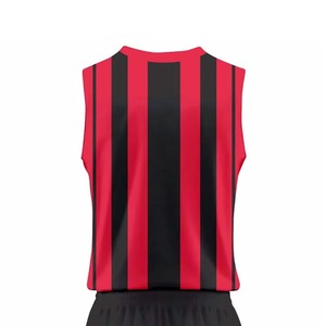 Tenue de volley-ball personnalisée unisexe respirante et écologique avec imprimé graphique, maillot et short sublimés, deux pièces, style streetwear, coupe ample - Product Image 5