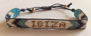 Bracelet à perles Victoria, cordon réglable, style bohème, bijoux unisexes, perles plaquées or - Product Image 3