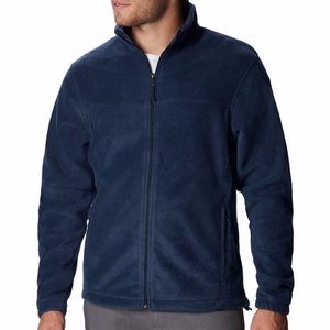 Veste polaire pour homme en polyester, à capuche ample, avec poche zippée, en sherpa épais et chaud, à contraste de couleurs - Product Image 1