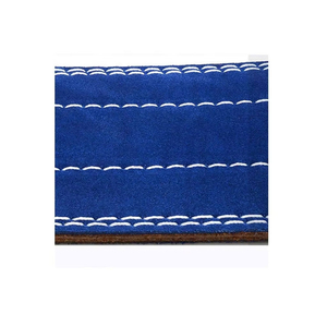 Blue Cowhide Weight Lifting <b>Belt</b> With Adjustable Buckle For Strength Training Unisex Waist Support Seamrewear - Product Image 6