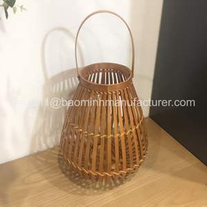 ¡OFERTA! Pantalla de Lámpara de Bambú, Lámpara Colgante para Decoración de Jardín, Dormitorio, Sala de Estar, Cocina - Product Image 2