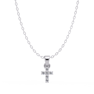 Collar con Colgante de Cruz de Diamantes en Plata 925, Joyería Cristiana de Lujo Personalizada, Fabricante OEM ODM al por Mayor - Product Image 5
