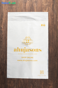 Bolsas de Ropa Biodegradables de Almidón de Maíz con Logotipo Personalizado, a Prueba de Polvo, para Empacar Artículos Pequeños, Cosméticos, con Asa Flexiloop Impresa, PBAT/PLA - Product Image 4