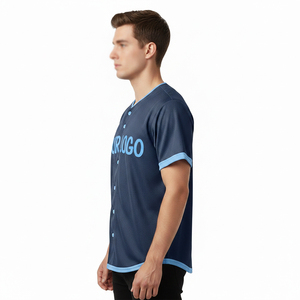 Impression personnalisée par sublimation du nom de l'équipe, du logo et du numéro, vêtements de sport bon marché, uniforme de baseball, maillots de baseball pour hommes - Product Image 4