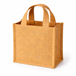 Eco Friendly Jute Tote <b>Bag</b> Reusable Shopping <b>Bag</b> Custom Logo Natural Fiber Gift Packaging <b>Bag</b> <b>Medium</b> Size - Product Image 1