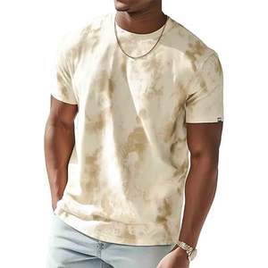 Camisetas de Cuello Redondo para Hombre - Camiseta Ligera de Manga Corta con Estampado Moderno y Fresco, Estilo Hipster, Tie-Dye - Product Image 1