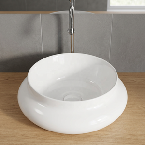 High Quality Square Ceramic Countertop Wash Basin Modern Decorative Bathroom Vanity Sink Hotel Lavabo - Product Image 4