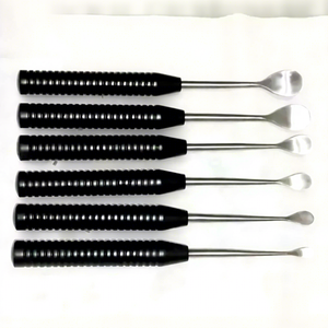 Ensemble de 6 éleveurs Cobb de haute qualité, revêtement noir, en acier inoxydable allemand, instruments chirurgicaux orthopédiques pour la colonne vertébrale, réutilisables, CE - Product Image 4