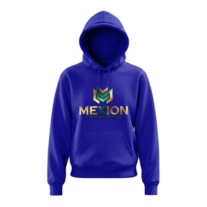 Mexion – Sweat à capuche sportif en tissu tissé épais 100 % polyester, écologique, style streetwear hiver, manches raglan - Product Image 4