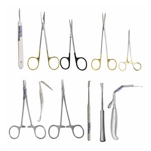 Ensemble d'instruments chirurgicaux pour augmentation du menton, kit professionnel de chirurgie plastique, acier inoxydable, réutilisable, manuel, certifié CE - Product Image 1