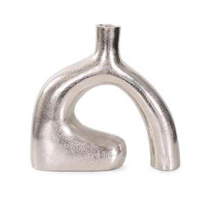 Vase décoratif moderne ovale sur pied en aluminium pour événements, pot de fleurs, prix abordable - Product Image 4