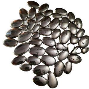 ที่มีคุณภาพสูงได้รับการรับรอง IGI หินควอตซ์หลวมคริสตัลพลอยธรรมชาติสีทองไพไรต์ขัดเรียบเนียนเอฟเฟกต์แสงสำหรับเครื่องประดับ - Product Image 4