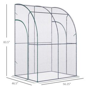 Green and Clear Walk-In Garden Greenhouse & Room - Product Image 4
