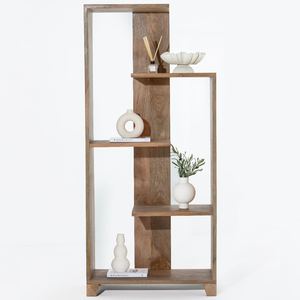 ชั้นวางของไม้ Vandana Merino Altis ดีไซน์ทันสมัย เฟอร์นิเจอร์เก็บของไม้จริงสไตล์มินิมอล - Product Image 4