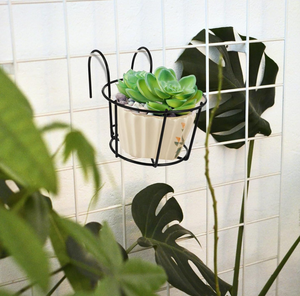 Metal Hanging Planter Pot For Railing Balcony Hanging Metal Planter Pot At Cheap Price - Product Image 6