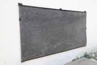 Revêtement en pierre naturelle marbrée noire scintillante, mince, flexible, écologique, imperméable, pour comptoir, cuisine extérieure, mur
