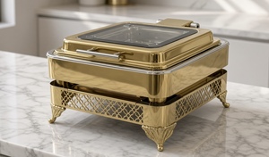 Chauffe-plat professionnel pour buffets, idéal pour les hôtels, restaurants, entreprises de traiteur et acheteurs en gros - Product Image 2