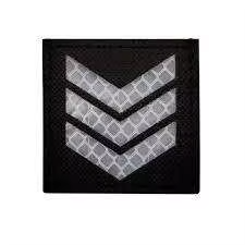 Metal Effect Laser Engraved Patches Luxury Brand Label for <b>Jackets</b> and Shoes Wholesale Price - Product Image 2